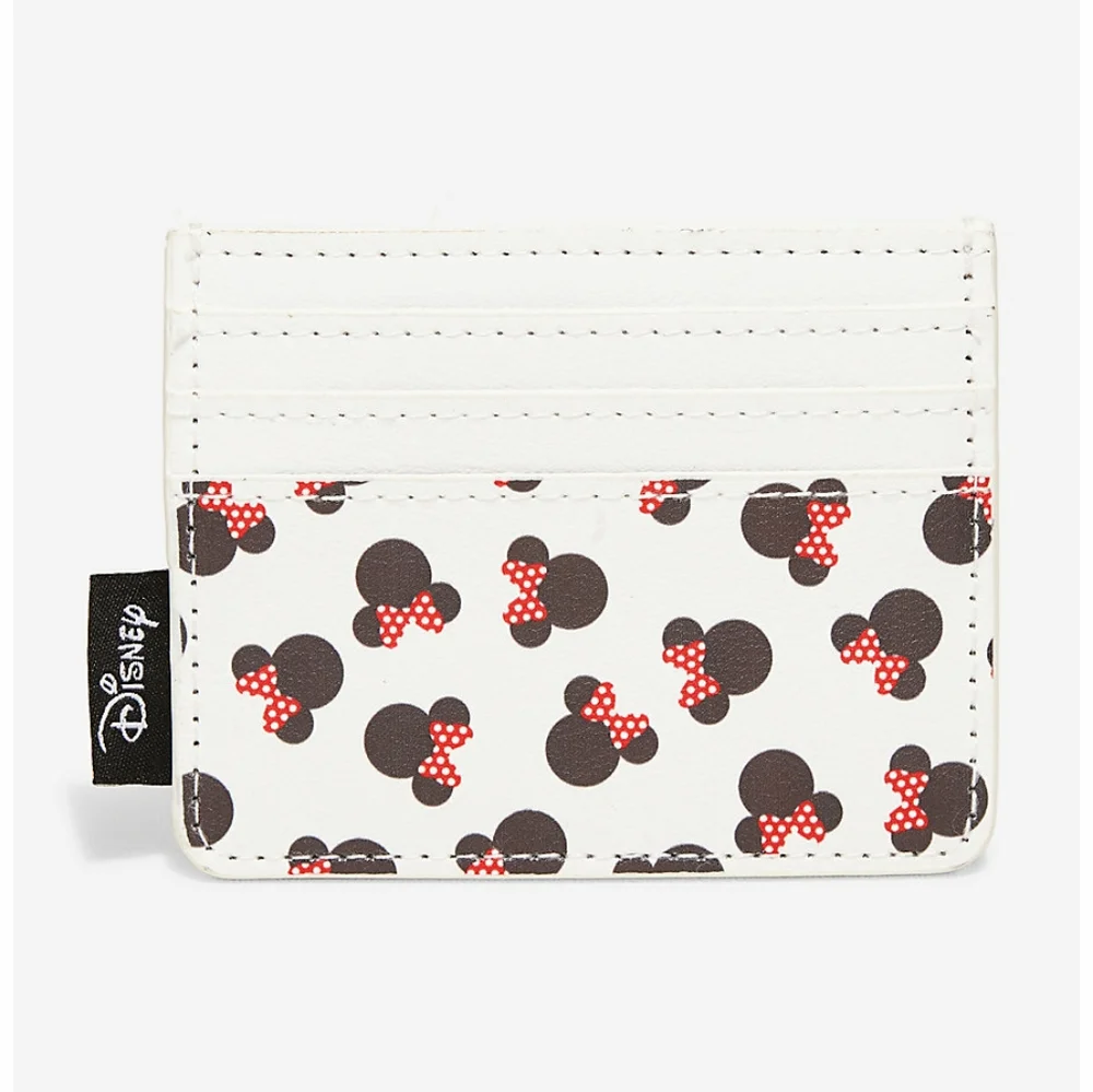 Loungefly Minnie Polkabows mini backpack and cardholder